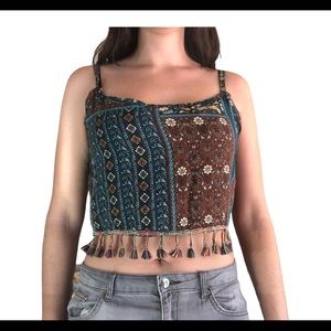 Tassel Crop Top